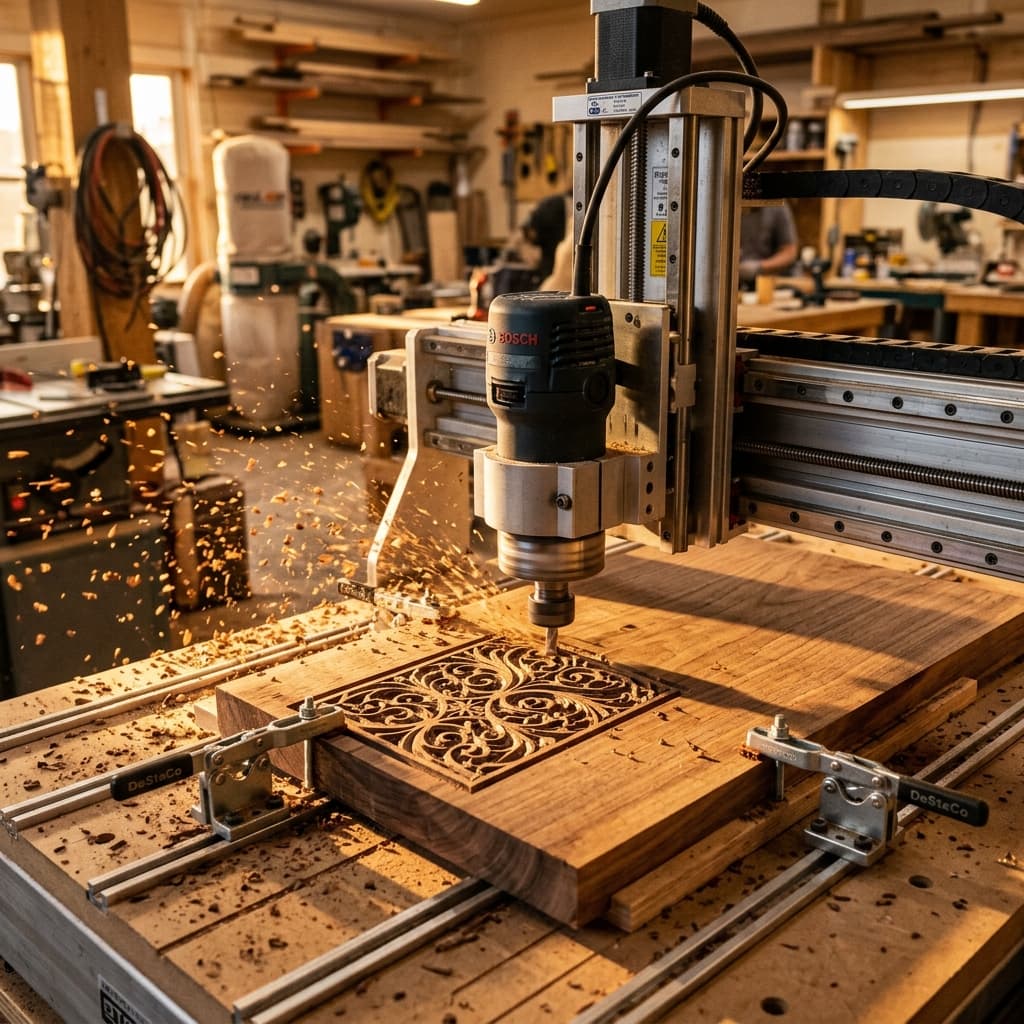 Mecanizado CNC en madera de alta precisión